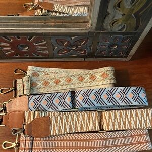 Stylish Patterned Bag Straps